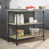 Kitchen Trolley Sonoma Oak 102x50x95 cm Engineered Wood 842322