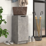 Shoe Cabinet Concrete Grey 30x35x70 cm Engineered Wood 811416