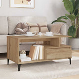 Coffee Table Artisan Oak 90 x 49 x 45 cm Engineered Wood 881052