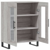 Sideboard Grey Sonoma 69.5x34x90 cm Engineered Wood 827818