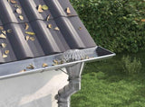 Gutter Leaf Guard 8 pcs Silver 160 mm Stainless Steel 42019391