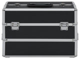 Make-up Case 37x24x35 cm Black Aluminium 91837