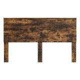 Headboard with Headboard Smoked Oak 160 cm Engineered wood 887742