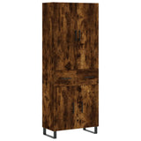 Highboard Smoked Oak 69.5x34x180 cm Engineered Wood 3198174