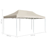 Professional Folding Party Tent Aluminium 6x3 m Cream 45501