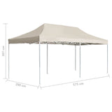 Professional Folding Party Tent Aluminium 6x3 m Cream 45501