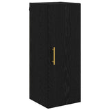 Wall Mounted Cabinet Black Oak 34.5 x 34 x 90 cm 882606