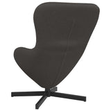 Egg Chair Dark Grey 63 x 73 x 90 cm Fabric 42002771
