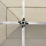 Professional Folding Party Tent Aluminium 6x3 m Cream 45501