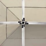Professional Folding Party Tent Aluminium 6x3 m Cream 45501