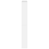 Shoe Cabinet with Mirror 4-Layer High Gloss White 63x17x134 cm 3228276