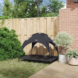 Dog Bed Folding Manual Black 122 x 93 x 106.5 cm Steel 42008168