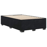 Bed Frame without Mattress Black Double Velvet 3284664