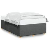 Bed Frame without Mattress Dark Grey 120x190 cm Small Double Fabric 3284716
