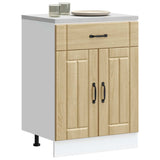Kitchen Base Cabinet Lucca Sonoma Oak Engineered Wood 853730