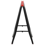 Foldable Work Trestles 2 pcs Black and Red Polypropylene 350 kg 152104