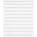 ZNTS Zebra Blind White 125x150 cm Fabric Width 120.9 cm Polyester 4014760