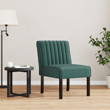 Slipper Chair Dark Green Velvet 352453