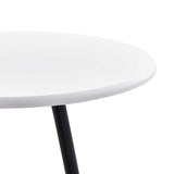 Bar Set Black and White MDF with PVC coating Medium Ergonomic 279761