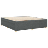 Bed Frame without Mattress Dark Grey Super King Fabric 3285040