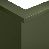 Retaining Wall 2 pcs 50 x 50 x 30 cm Steel Olive Green 8015164