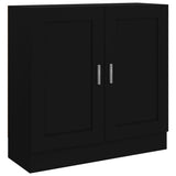 Book Cabinet Black 82.5x30.5x80 cm Engineered Wood 802706