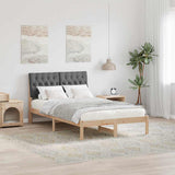 Bed Frame with Upholstered Headboard Brown 120 x 200 cm 878820