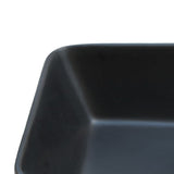 Countertop Basin Black and Brown Rectangular 46x35.5x13 cm Ceramic 155076