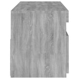 TV Cabinet with LED Lights Grey Sonoma 120x35x40 cm 815673