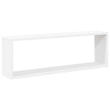 Wall Cube Shelf 2 pcs White 80x15x26.5 cm Engineered Wood 807106