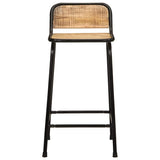 Bar Stools 4 pcs 46x35.5x80 cm Solid Wood Rough Mango 4013531