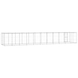 Outdoor Dog Kennel Galvanised Steel 26,62 m 3082312