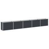 Raised Garden Bed Anthracite 400 x 40 x 55 cm cold-rolled steel 8006279