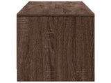 TV Cabinet with LED 165 x 34 x 40 cm Brown Oak Engineered Wood 3418716