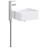 Bathroom Wash Basin Chrome 36.5 x 36.5 x 13 cm Metal 890250