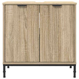 Bathroom Sink Cabinet with Door Sonoma Oak 60.5 x 33.5 x 61 cm 883416