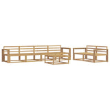 Outdoor Sofa Set 7 pcs White 3386098