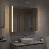 Bathroom Mirror Cabinet Grey Sonoma 83.5 x 15.5 x 70 cm 889268