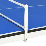 5 Feet Ping Pong Table with Net 152x76x66 cm Blue 91946