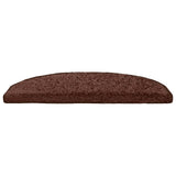 Self-adhesive Stair Mats 15 pcs Brown 80 x 24.5 x 3.5 cm 42038654