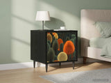 Bedside Cabinet ZAANDAM 2 pcs Black Oak 36 x 33 x 51 cm 8007252