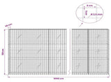Gabion with 3.5 mm Wire and 5x5 cm Mesh 1050x20x150 cm 3462183