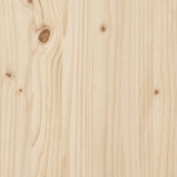 Bed Frame without Mattress Solid Wood Pine 140x200cm 810495