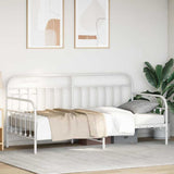 Daybed Frame White 100 x 200 cm Powder-Coated Steel 42002647