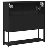 Bathroom Mirror Cabinet Black 60x16x60 cm Engineered Wood 842421