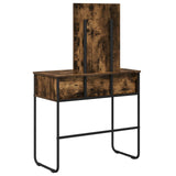 Dressing Table Smoked Oak 81 x 40 x 131 cm Engineered Wood 8007691