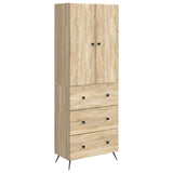 Cabinet Set 2 pcs Sonoma Oak 66 x 34.5 x 90 cm Engineered Wood 3416882