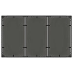 Garden Dining Set 7 pcs Black Poly rattan 3334858