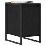 Bedside Table 2 pcs Black Oak 39.5 x 30 x 50 cm Engineered Wood 886643