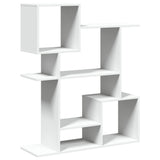 Room Divider Bookcase White 92x29x112 cm Engineered Wood 858120